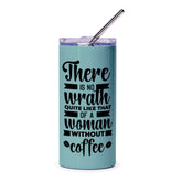 Funny Coffee Lover Tumbler, Woman Without Coffee Quote, Sarcastic Gift, Coffee Tumbler, Gift for Her, Unique Tumbler, Novelty Drinkware - Tawshia